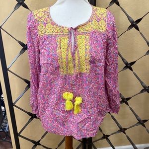 Jcrew beautiful peasant style top